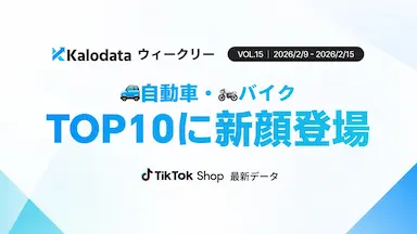 TikTok Shop日本市場週間動向 カテゴリー別成長と動画活用拡大