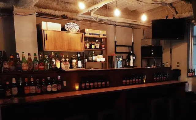 KOBUSHI BEERの店内