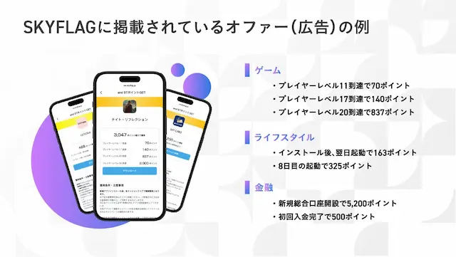 SKYFLAGオファー例紹介