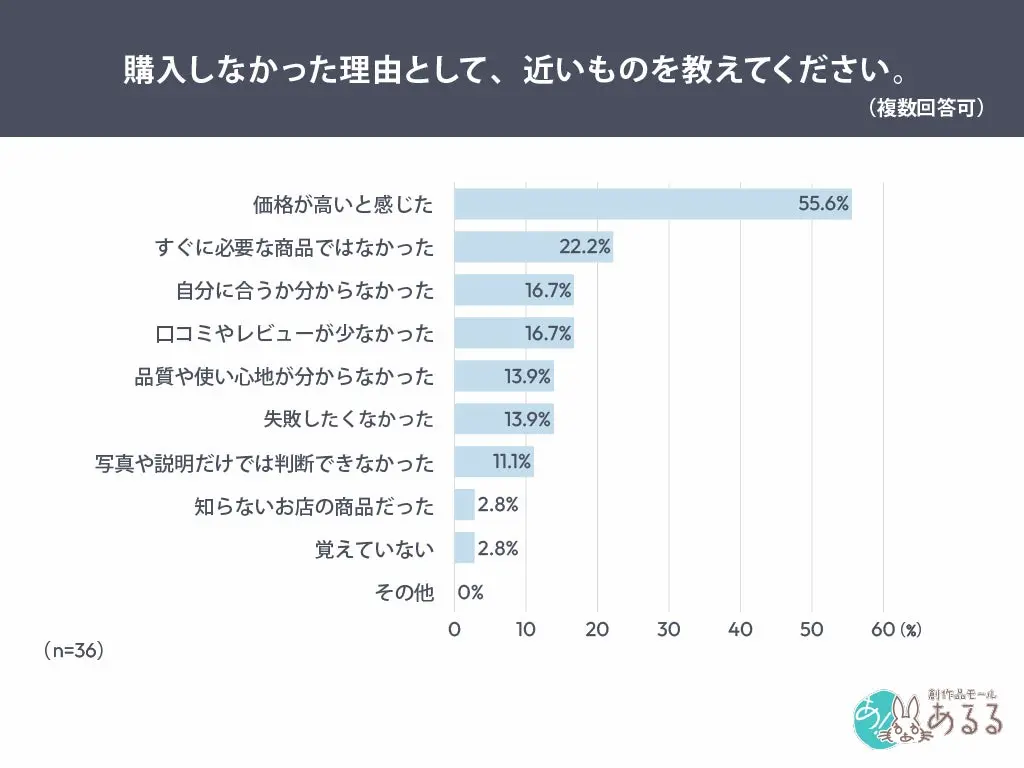 購入しなかった理由