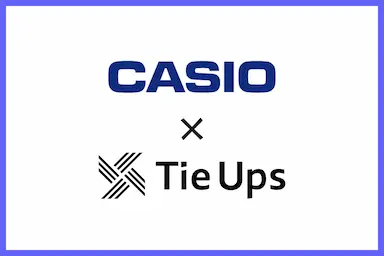 TieUpsがカシオ計算機と提携