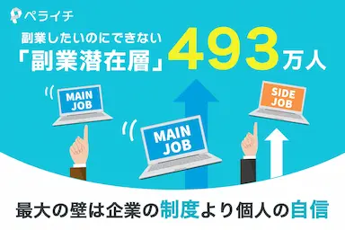 副業潜在層は493万人の理由と壁