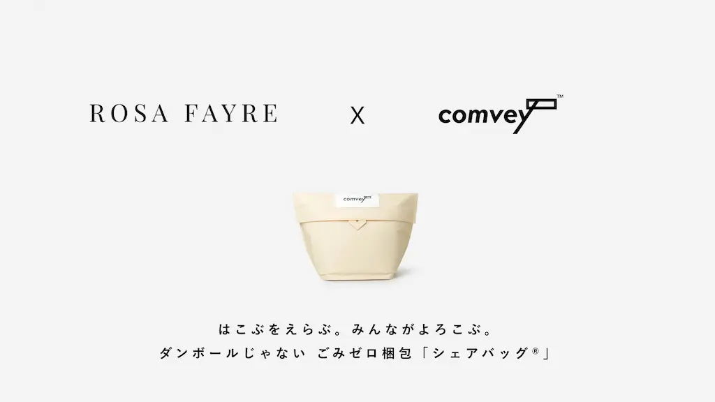 ec配送時の脱炭素化を推進するcomveyのごみゼロ梱包シェアバッグサービス提供開始