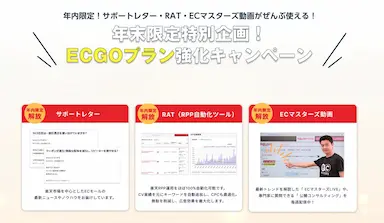 楽天市場RPP自動最適化に備えるECマスターズのECGOプラン強化キャンペーン