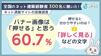 ネット通販画像、6割以上が「押せる」と認識、「詳しく見る」文字が効果的