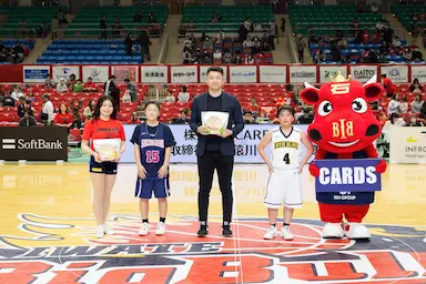 CARDS協賛岩手ビックブルズエキシビジョンマッチ冠試合開催