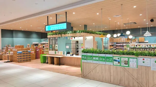 食品ロス削減ショップ「ecoeat」の店舗イメージ