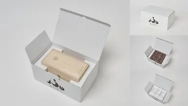 株式会社shizai 常陸風月堂の高級栗羊羹 万羊羹のEC配送箱をリニューアル