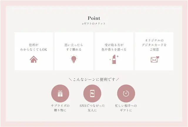 eギフトの特徴画像