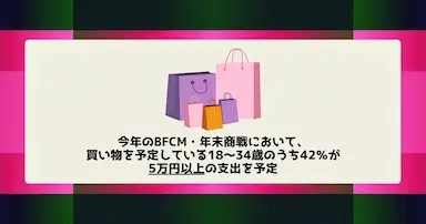 BFCMおよび年末商戦にみる日本消費者動向調査