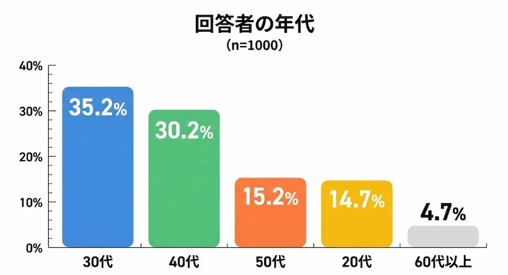 回答者年代グラフ