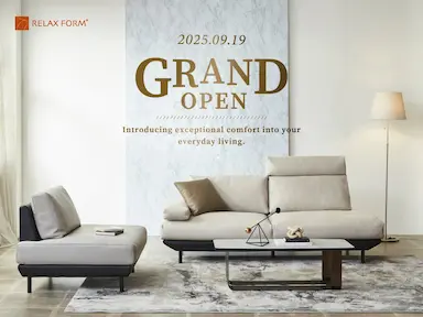 RELAX FORM公式ECサイトグランドオープンとショールーム体験の拡張