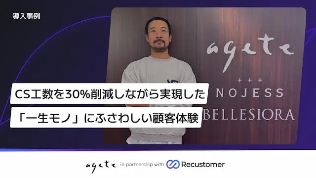 ageteのジュエリー商品