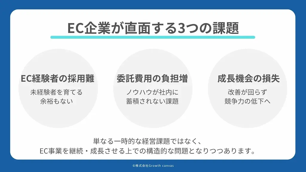 EC企業の課題図解