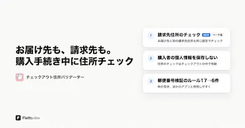 Shopify住所チェックアプリ、請求先住所検証に対応