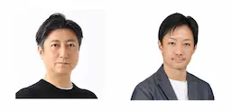 男性二人のポートレート