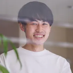 笑顔の男性ポートレート