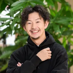 笑顔の男性ポートレート