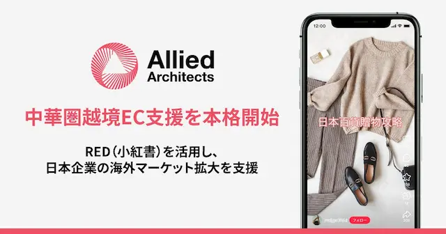 中華圏向け越境EC支援サービスのイメージ