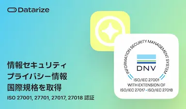 EC特化CRM Datarizeが情報セキュリティISO4種認証取得