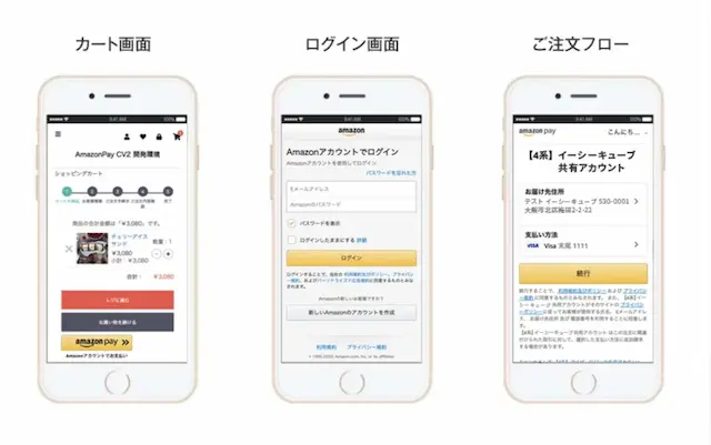 Amazon Pay利用画面例