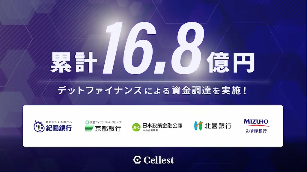 ライブコマースのインフラ化を目指すCellestデットファイナンスによる資金調達額が累計168億円
