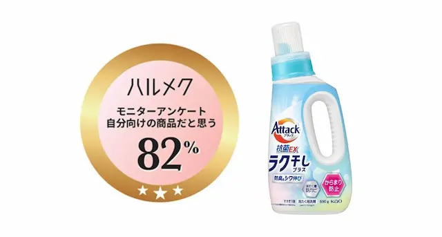 認証マークと洗剤商品