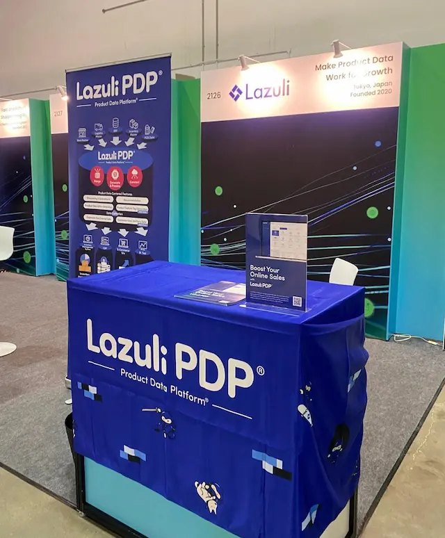 展示会のLazuliブース