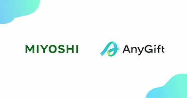 MIYOSHIオンラインストアにeギフトサービスAnyGiftを導入