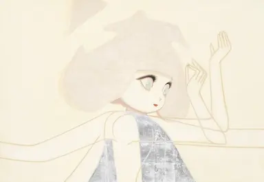 日本画材技法で描く女の子 永田優美新作個展パッチワーク開催