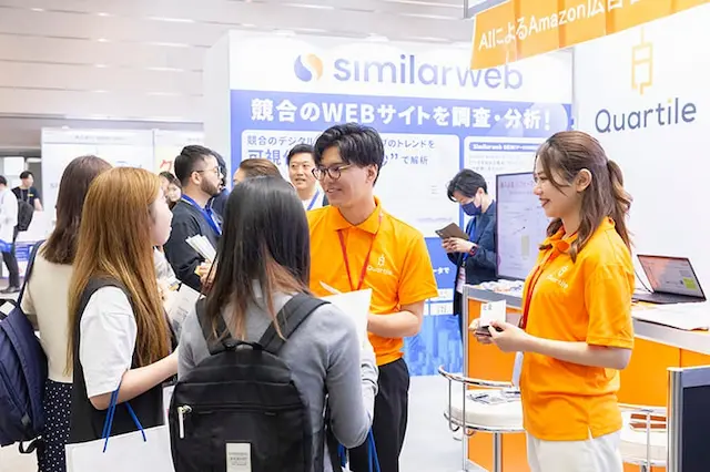 展示会ブースの様子