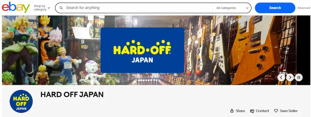 国内リユース事業大手ハードオフがebayで販売開始