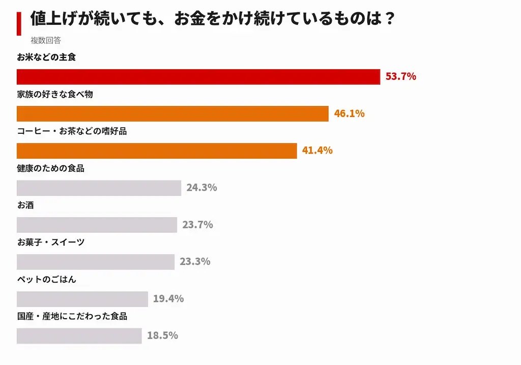 支出優先項目