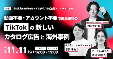 TikTok for Businessの新しいカタログ広告について