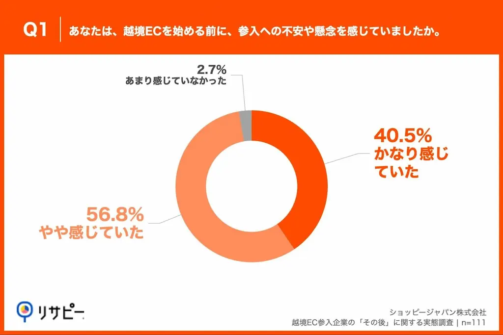 不安感じた割合円グラフ