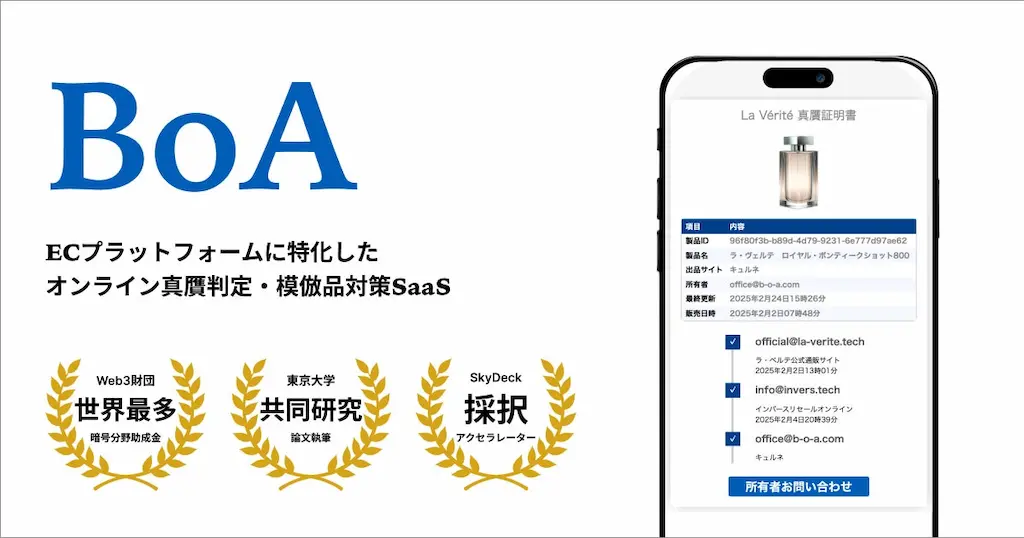 EC特化型模倣品対策サービスBoA